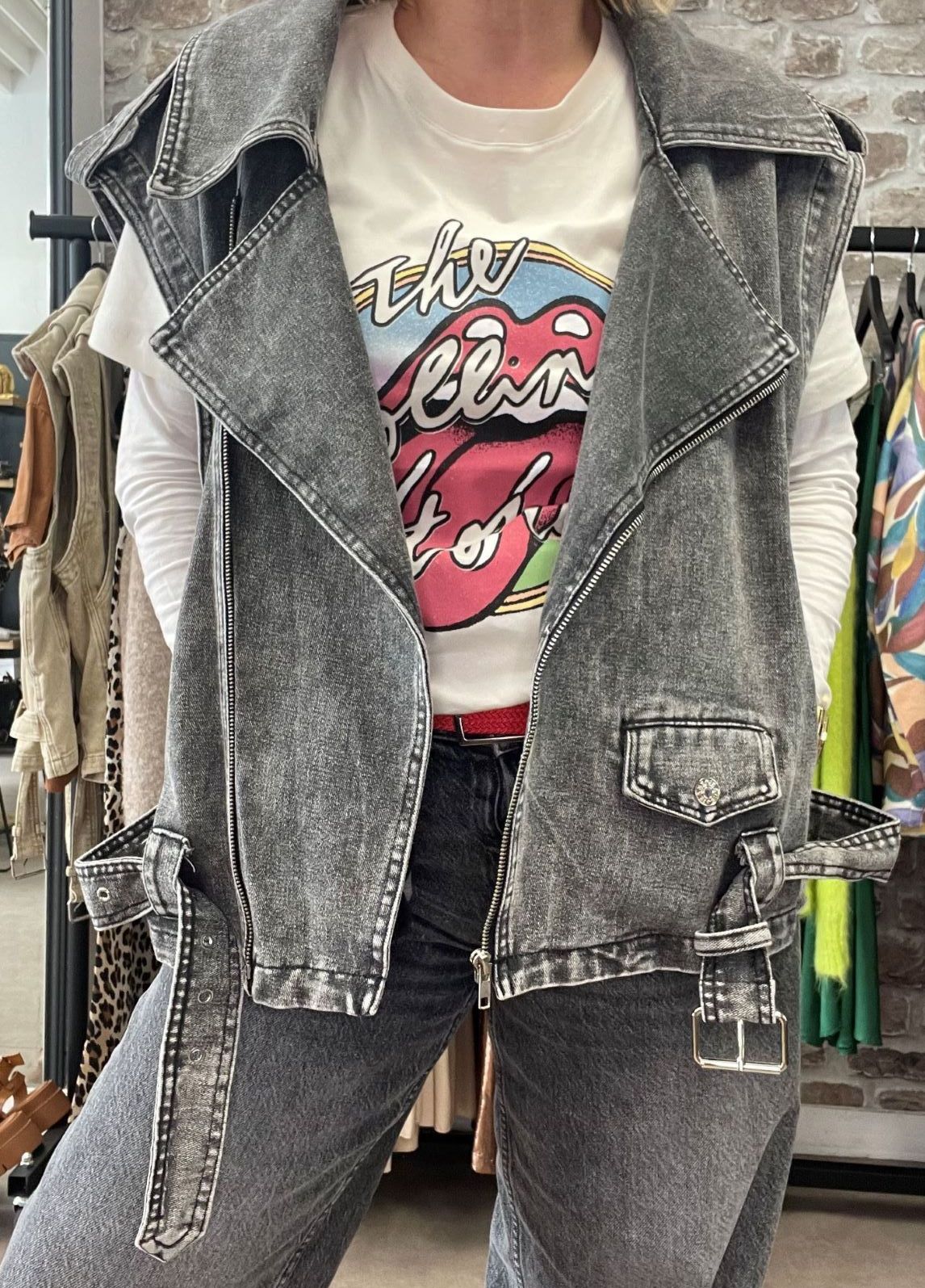 VESTE JEAN OVERSIZE