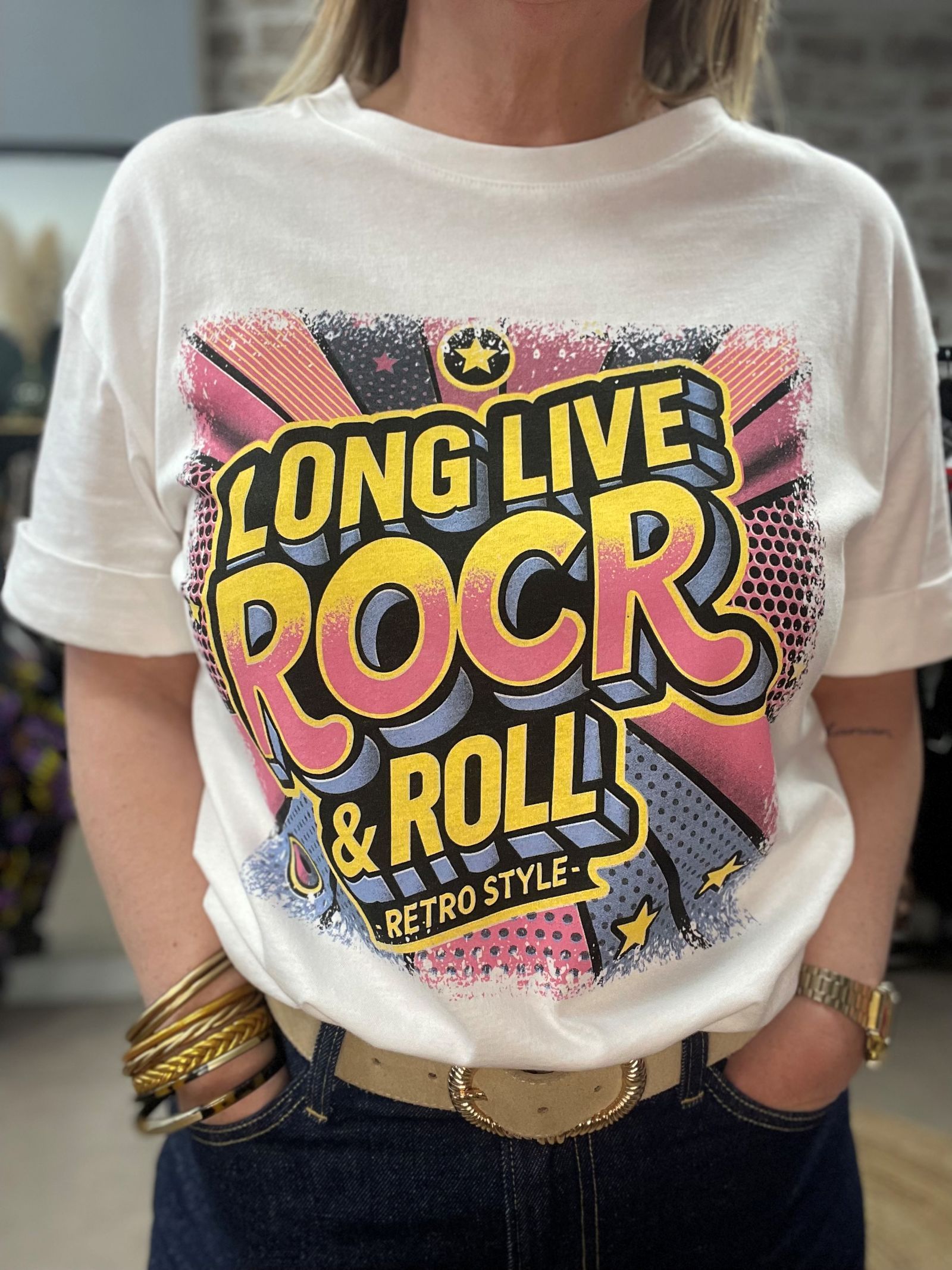 Tee-shirt Long Live Rock&Roll