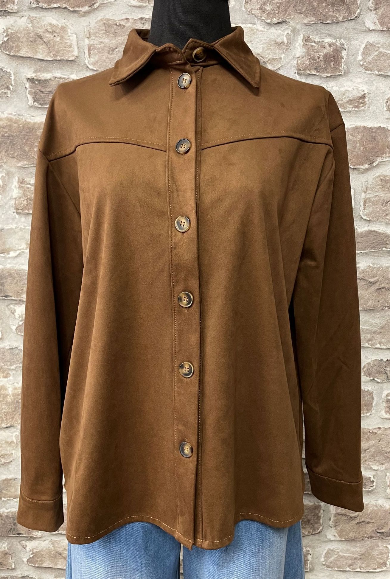 Chemise Suédine
